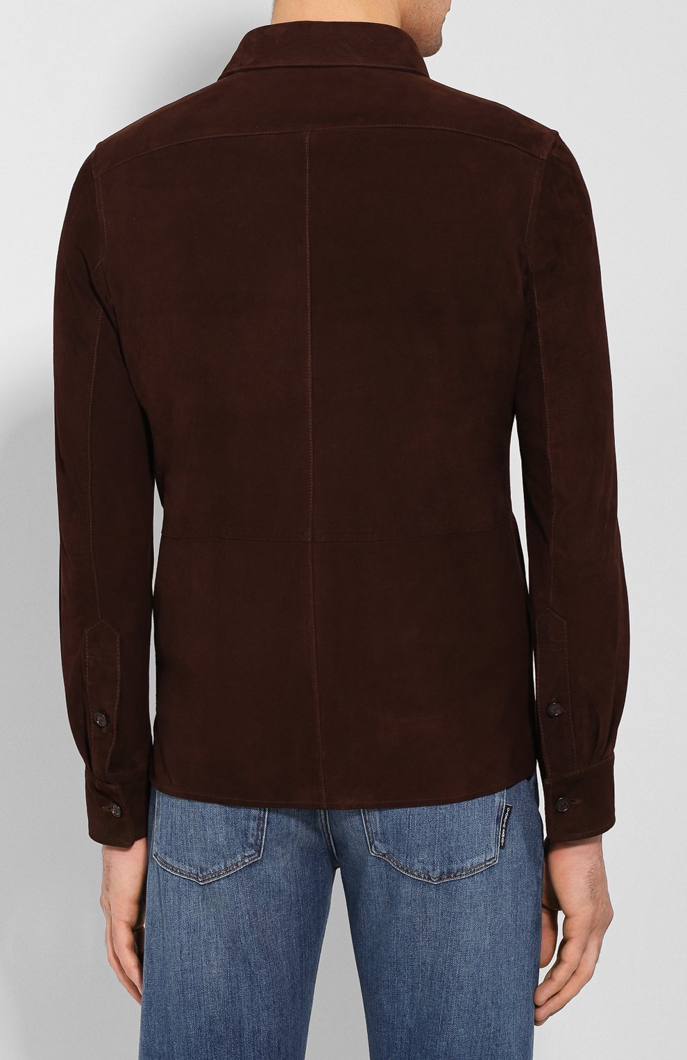 Замшевая рубашка RALPH LAUREN, арт. 790654923, фото 4