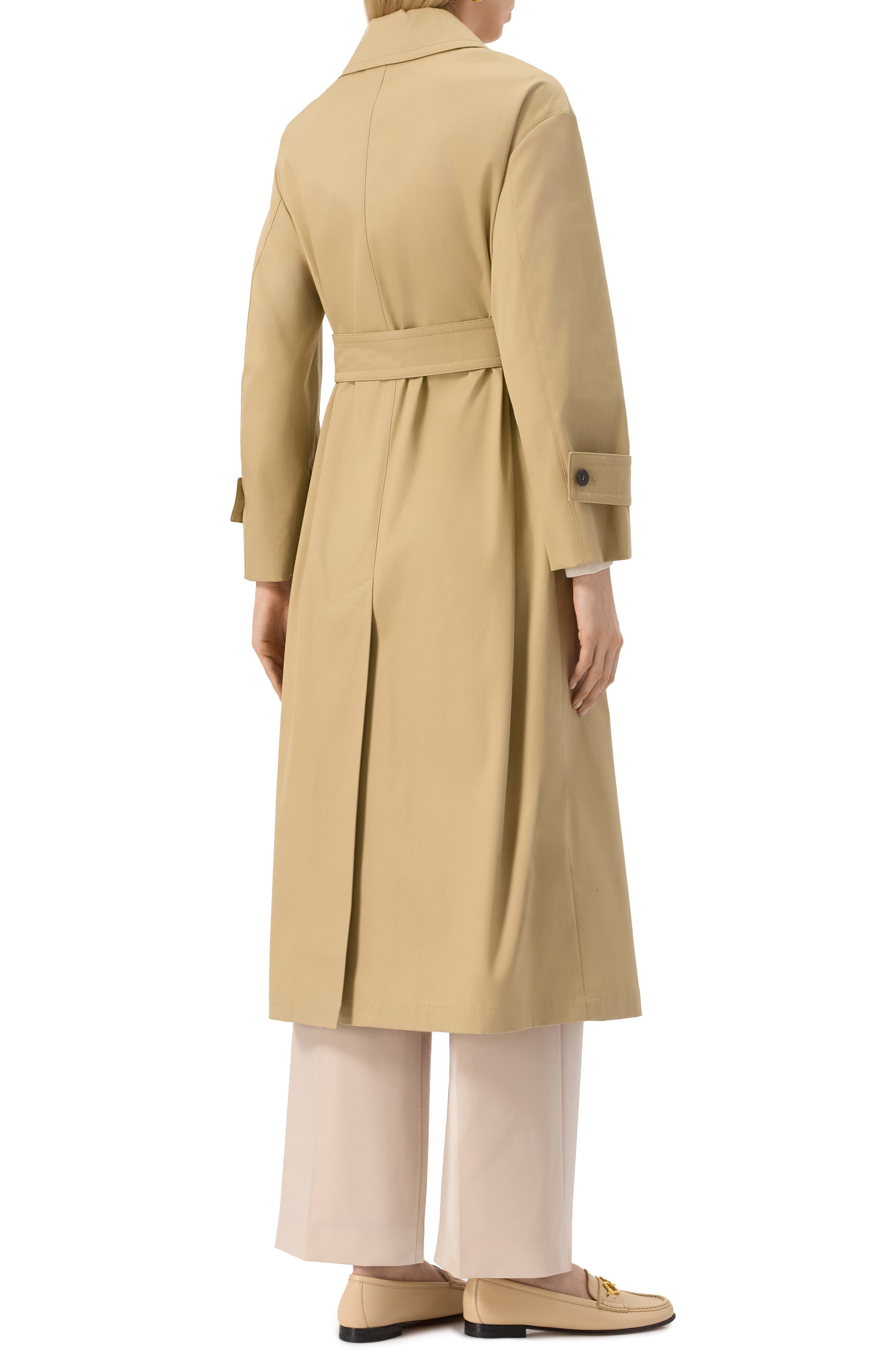 Хлопковый плащ MAX MARA STUDIO, арт. PIST0IA, фото 4