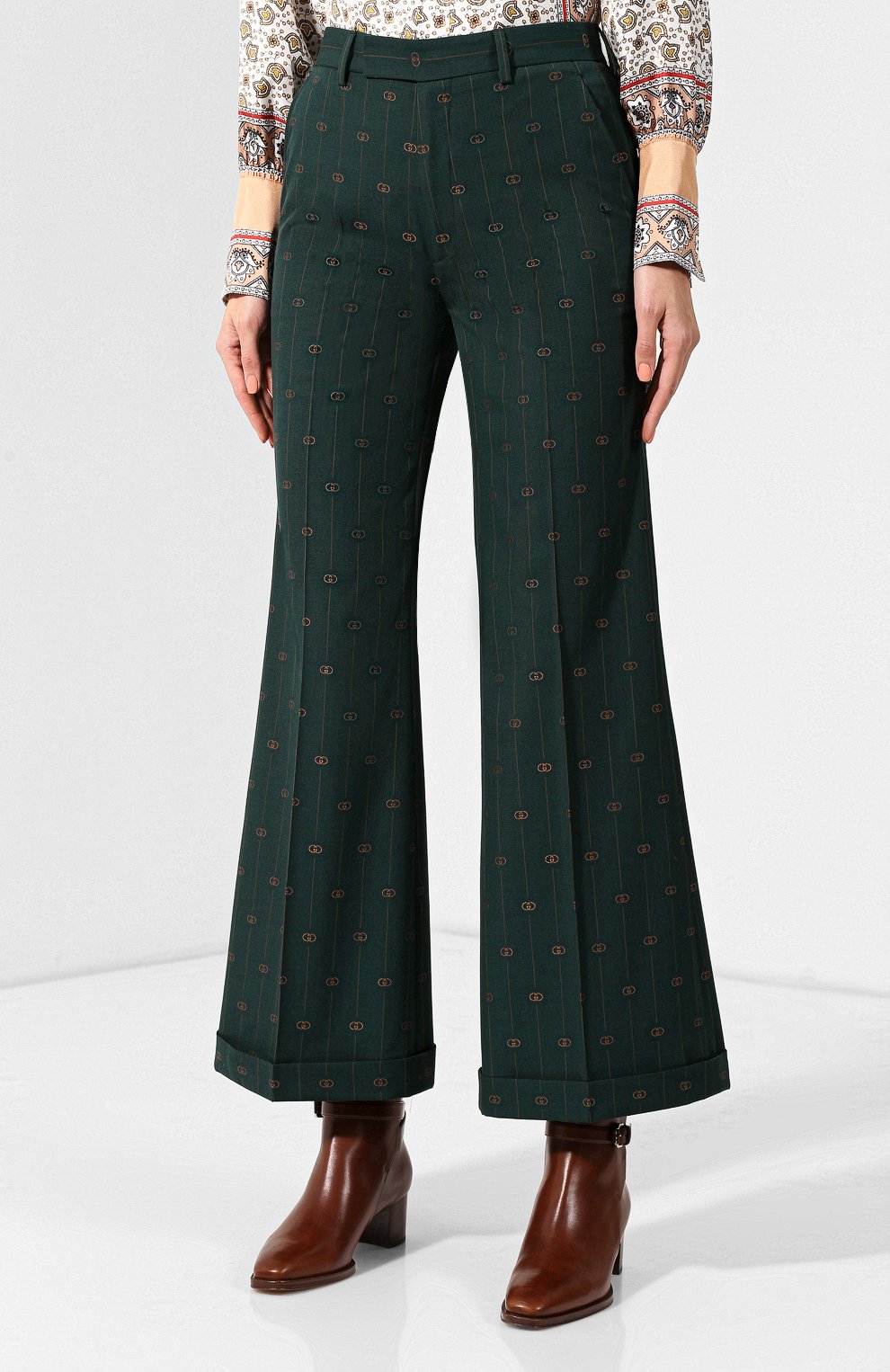 Шерстяные брюки GUCCI, арт. 570604/ZABJ0, фото 3