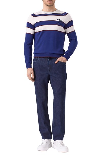 Джемпер из хлопка и шелка ZILLI, арт. KRN001M0142VBLS00, фото 2