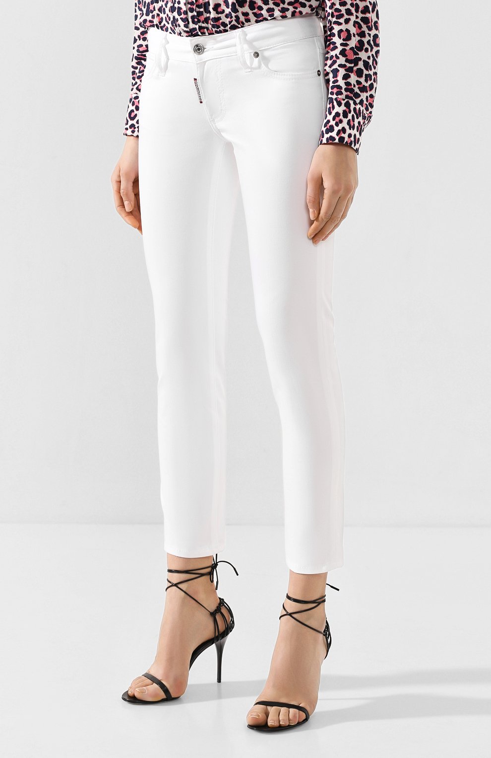 Джинсы DSQUARED2 белого цвета по цене 39950 руб., арт. S75LB0259/S39021, фото 3 Джинсы DSQUARED2, арт. S75LB0259/S39021, фото 3