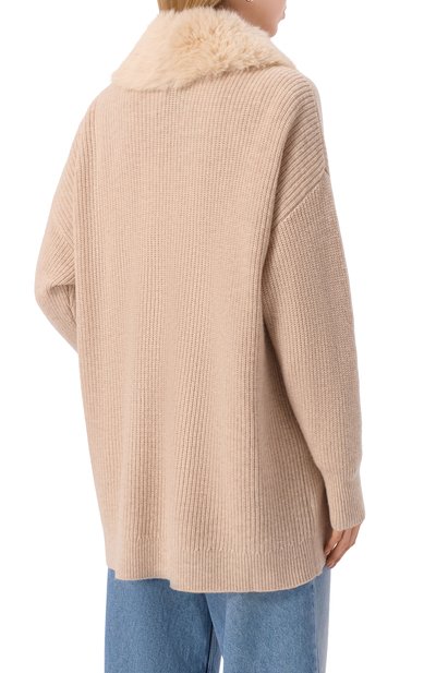 Кардиган с отделкой из козы MAX AND MOI, арт. H25GE0RGIA, фото 4