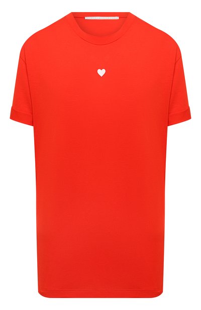 Женская хлопковая футболка STELLA MCCARTNEY, арт. 457142/S0W17