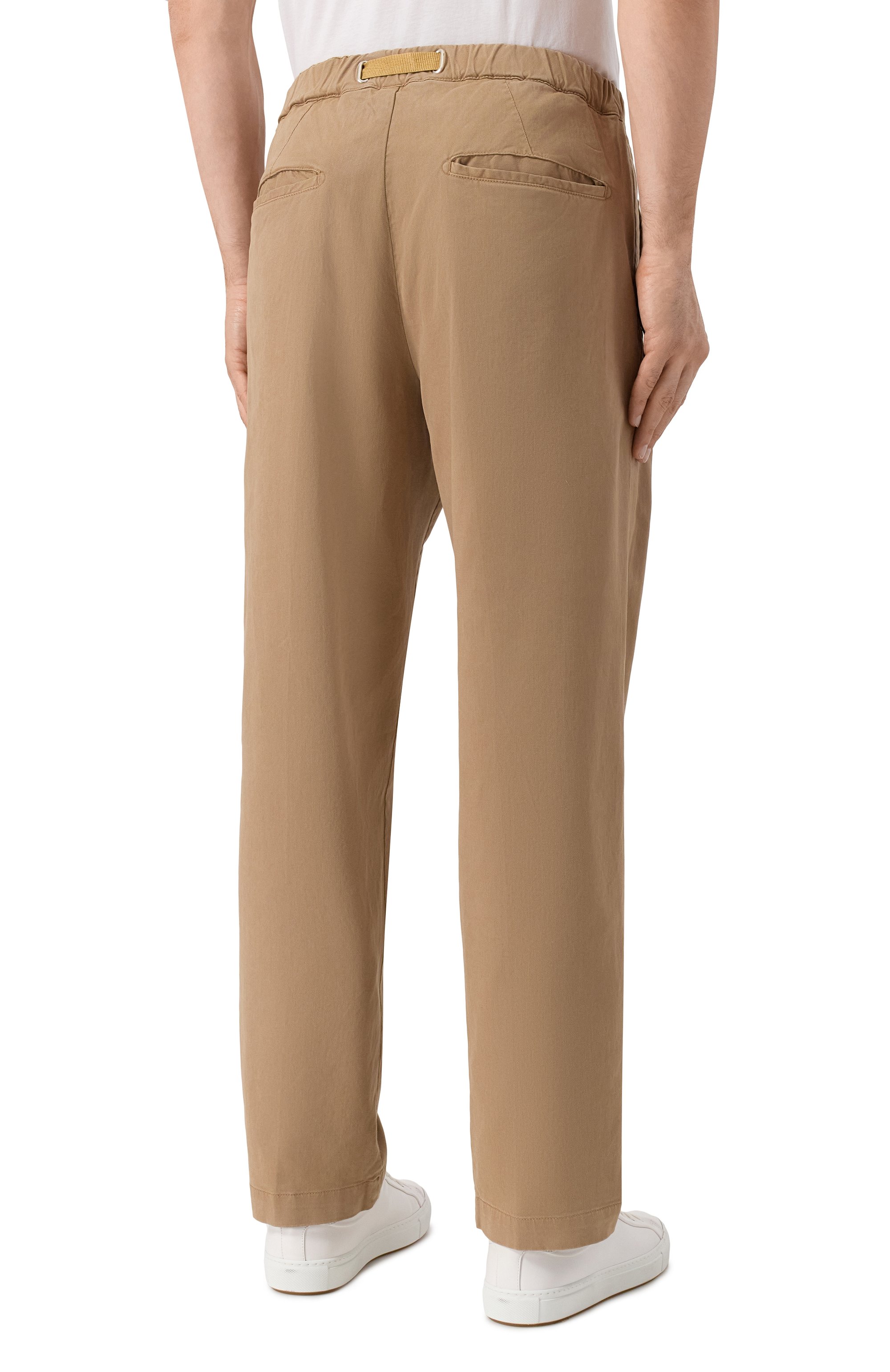 Брюки WHITE SAND бежевого цвета по цене 27550 руб., арт. 25WSU68/273, фото 4 Брюки WHITE SAND, арт. 25WSU68/273, фото 4