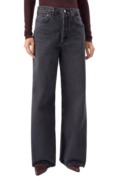 Джинсы dame AGOLDE черного цвета по цене 55300 руб., арт. A1981157, фото 3 Джинсы dame AGOLDE, арт. A1981157, фото 3