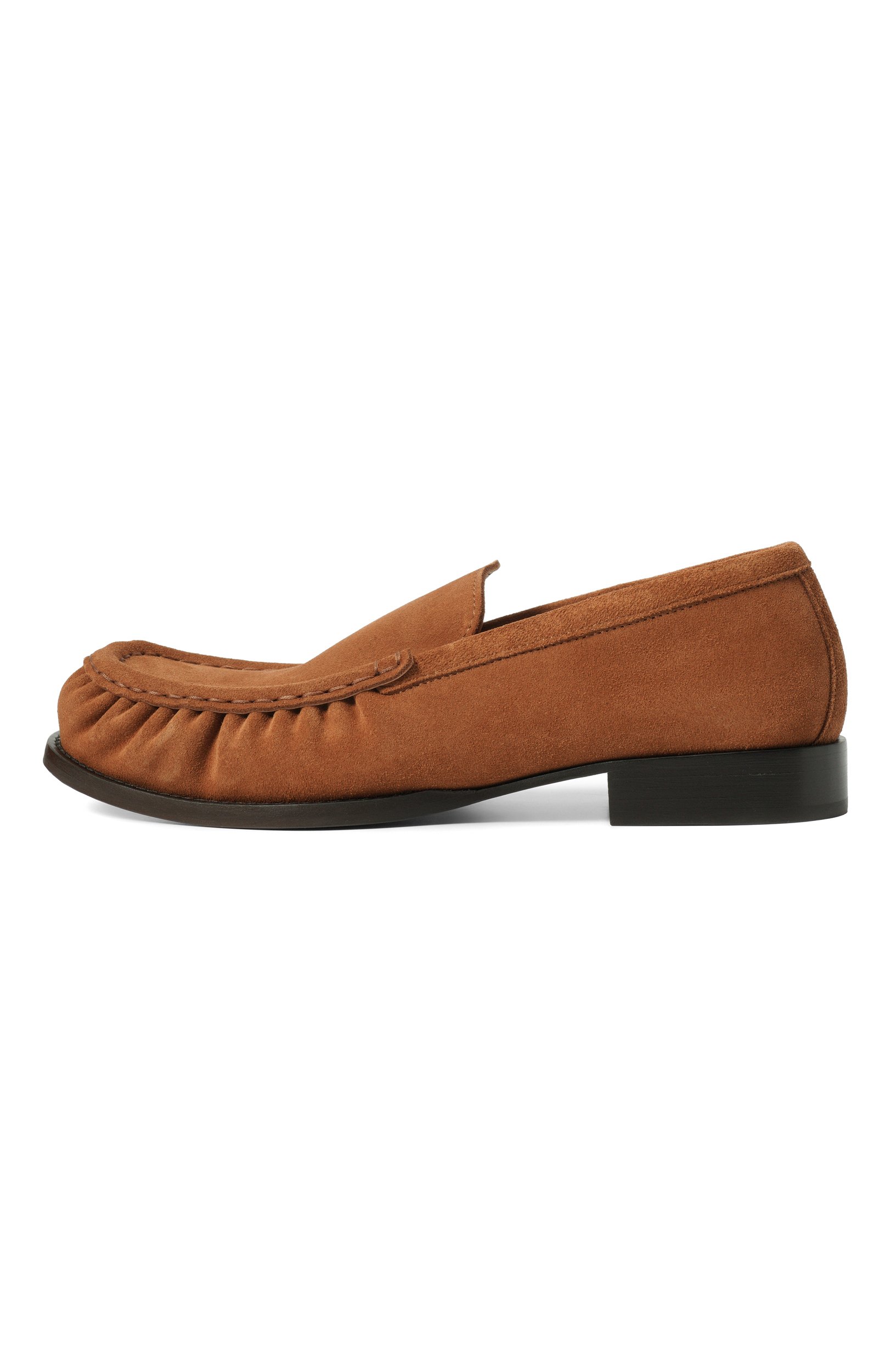 Замшевые лоферы DRIES VAN NOTEN светло-коричневого цвета по цене 99500 руб., арт. 131710/0106, фото 4 Замшевые лоферы DRIES VAN NOTEN, арт. 131710/0106, фото 4