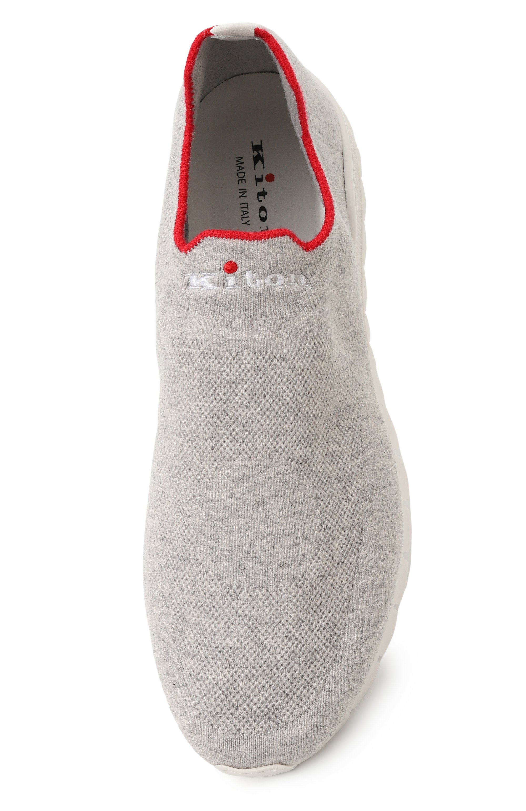 Текстильные кроссовки KITON, арт. USSA089N001046, фото 6