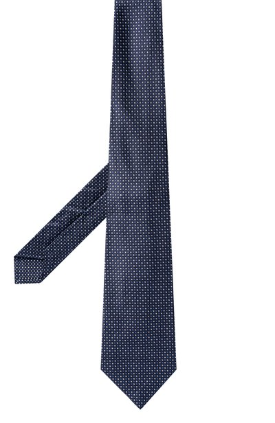 Шелковый галстук KITON синего цвета по цене 41650 руб., арт. UCRVKPC01M05, фото 3 Шелковый галстук KITON, арт. UCRVKPC01M05, фото 3
