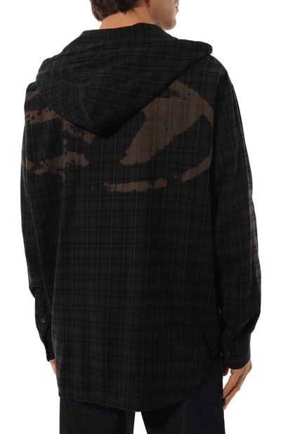 Рубашка из хлопка и вискозы DIESEL, арт. A16214/0TKAG, фото 4