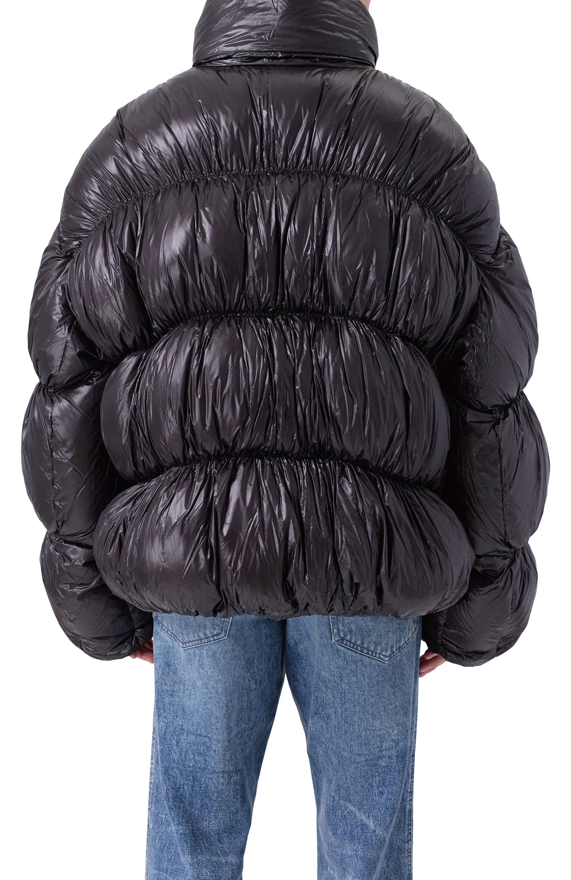 Пуховик DIESEL черного цвета по цене 79800 руб., арт. A18491/0DEBT, фото 4 Пуховик DIESEL, арт. A18491/0DEBT, фото 4