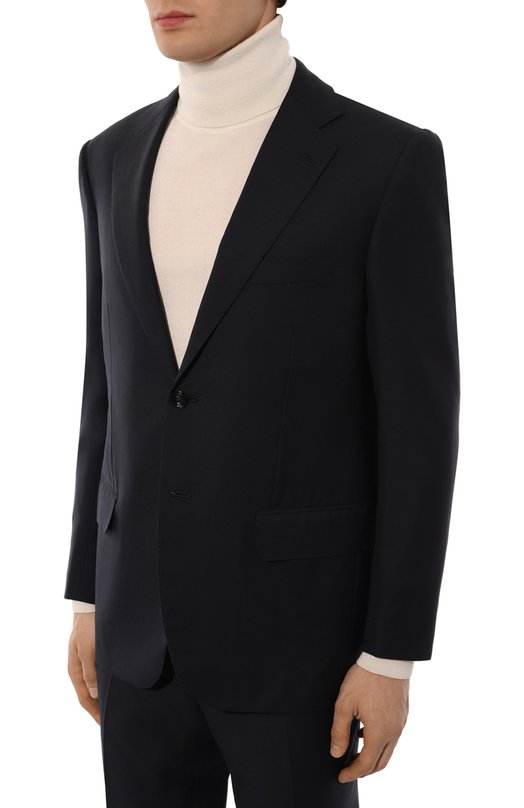 Шерстяной костюм Kiton UA81K0127003 Синий  UA81K0127003 Фото 3