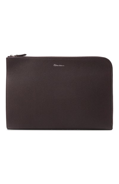 Мужской кожаная папка для документов SANTONI, арт. UFPGA2519F0-ASIW