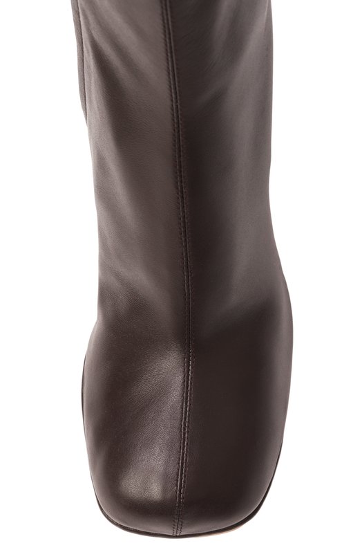 Кожаные ботильоны Shore Bottega Veneta 796507 V4PS0 Коричневый  796507 V4PS0 Фото 6