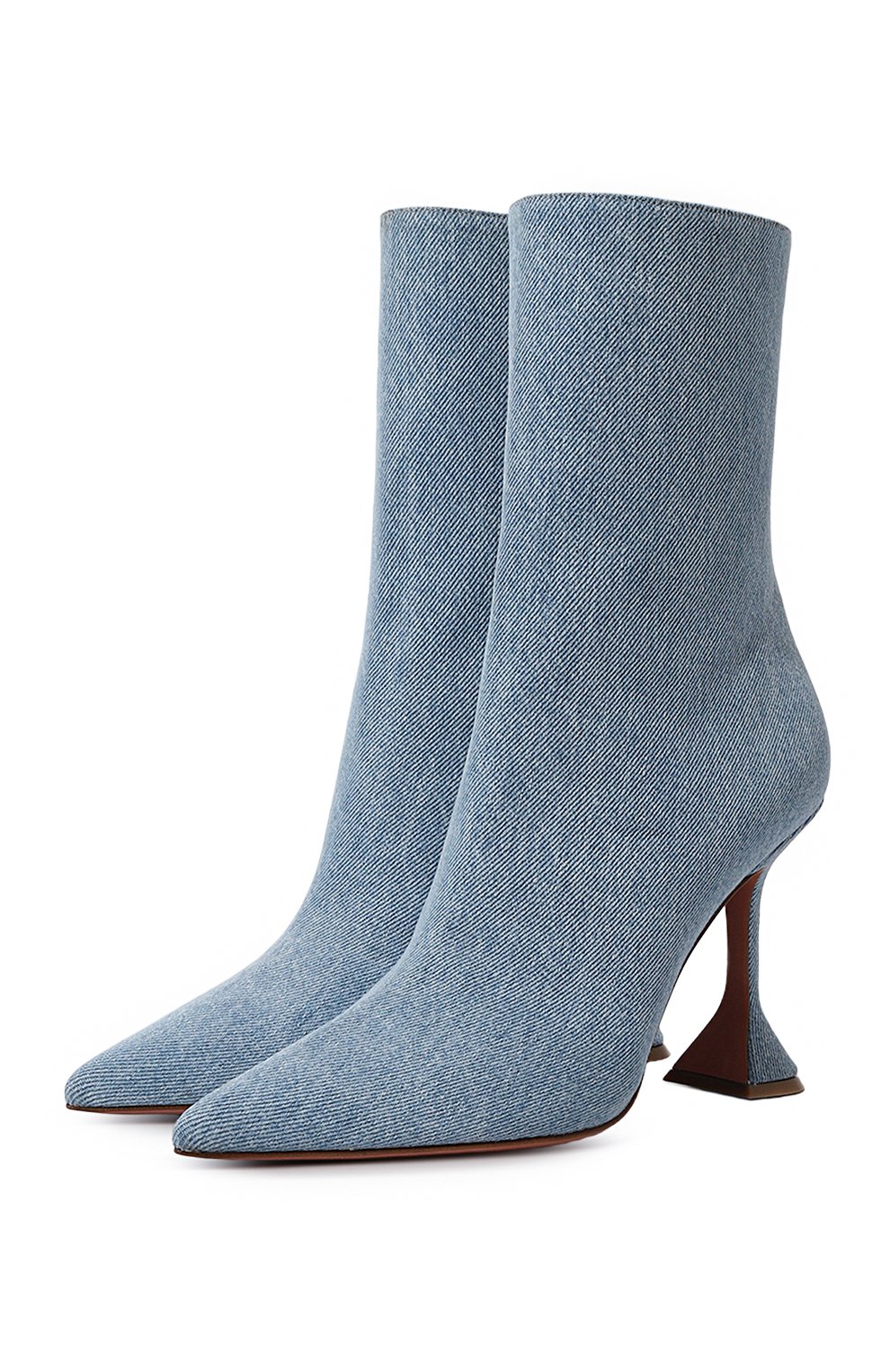 Текстильные ботильоны giorgia AMINA MUADDI, арт. GI0RGIA B00TIE 95/DENIM, фото 1