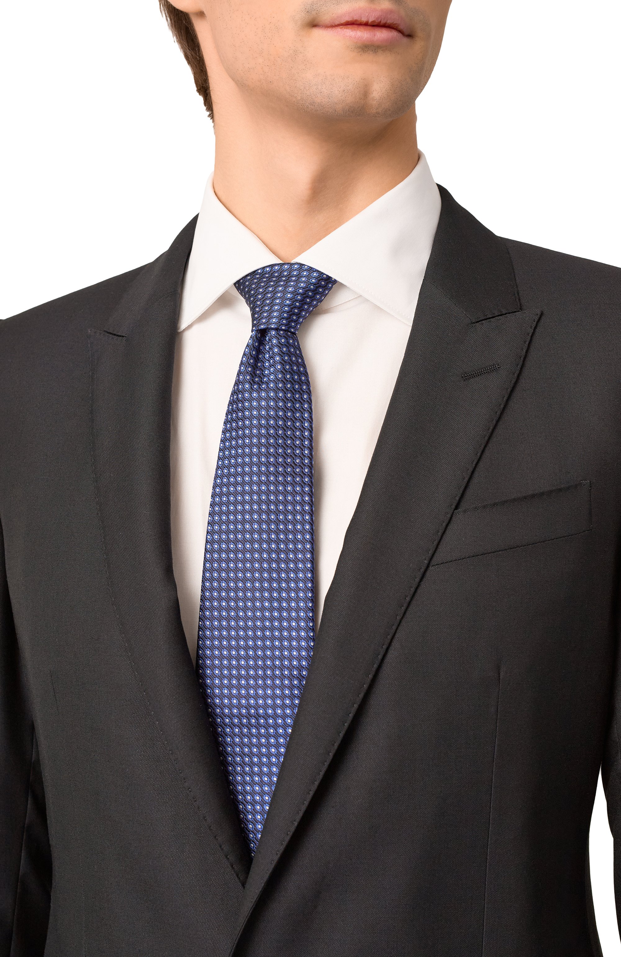 Шелковый галстук CANALI, арт. 18/HJ04240, фото 2