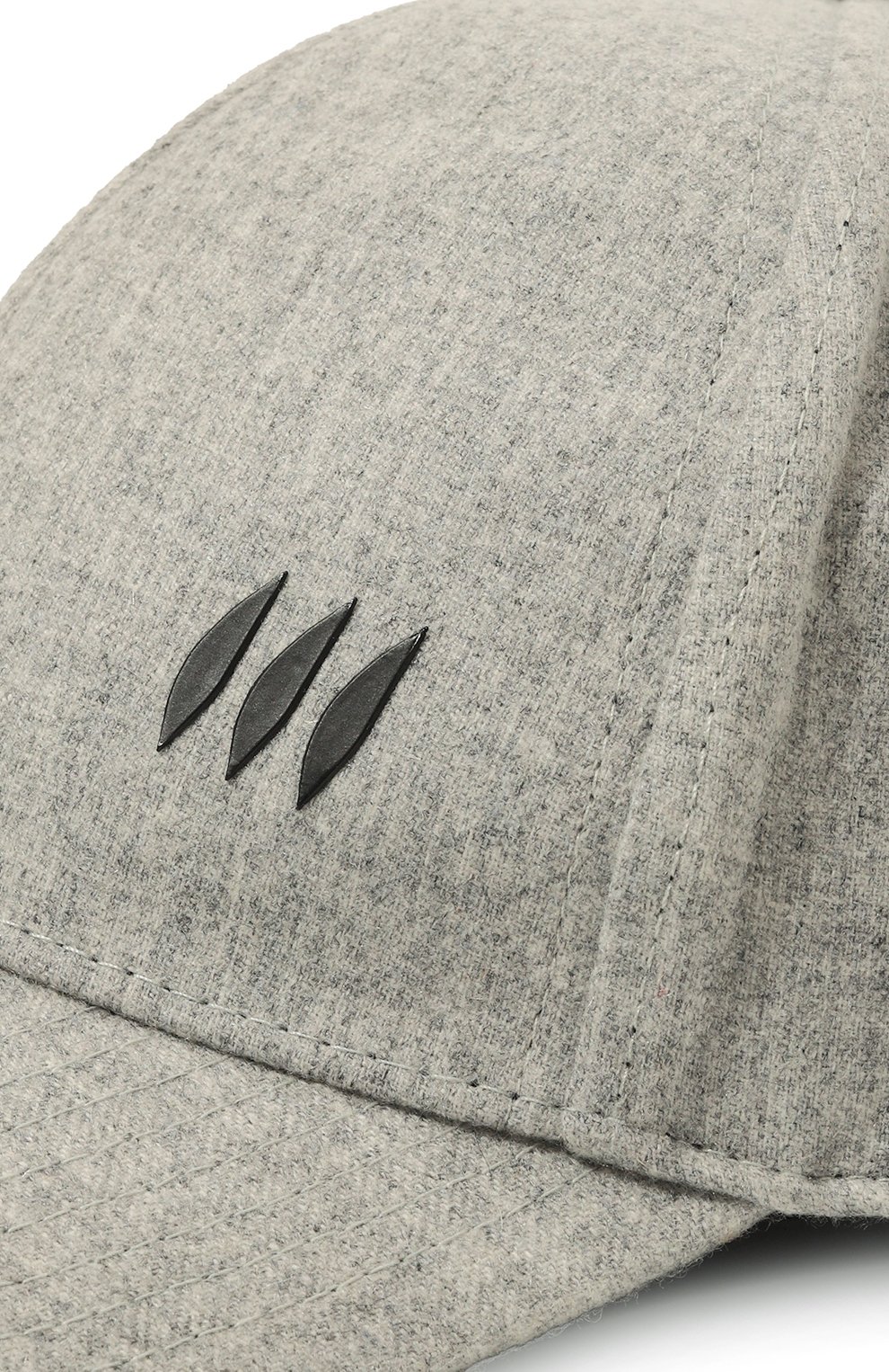 Бейсболка HETREGO светло-серого цвета по цене 10500 руб., арт. 8N005D/KLEDI, фото 4 Бейсболка HETREGO, арт. 8N005D/KLEDI, фото 4