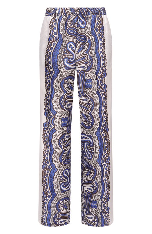 Шелковые брюки P.A.R.O.S.H. D232495/SKINDY Синий D232495/SKINDY