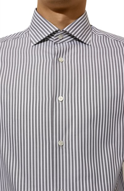 Хлопковая рубашка ZEGNA, арт. 501517A5/9MS0BA024, фото 5