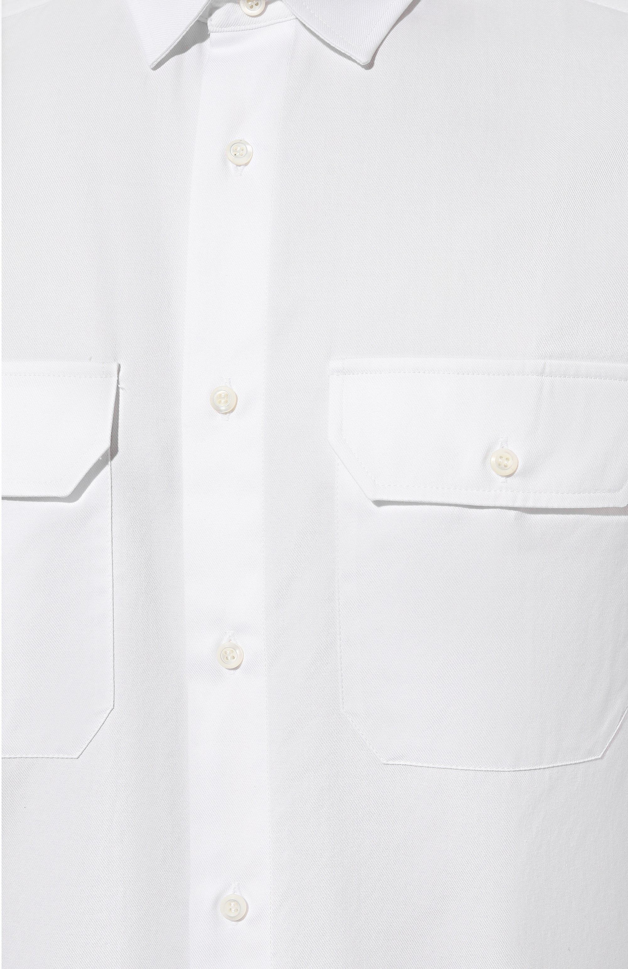 Хлопковая рубашка BRUNELLO CUCINELLI, арт. MW6040626, фото 5