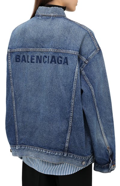 Джинсовая куртка BALENCIAGA, арт. 620746/TCW03, фото 5