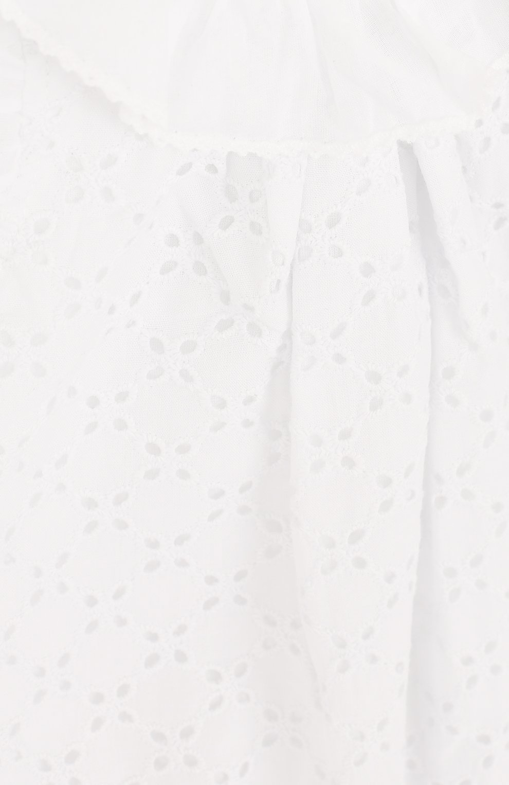 Кружевной комбинезон из хлопка MONNALISA, арт. 351208, фото 3