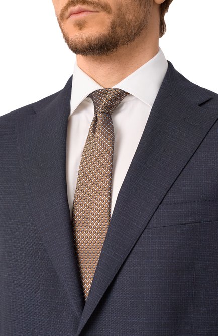 Мужской шелковый галстук CANALI, арт. 18/HJ04205