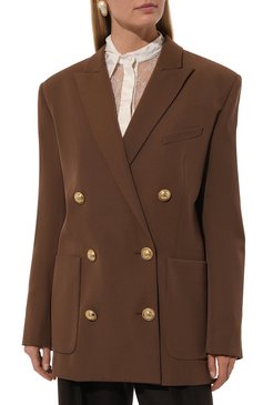 Шерстяной жакет BALMAIN, арт. AF0SH010WB05, фото 3