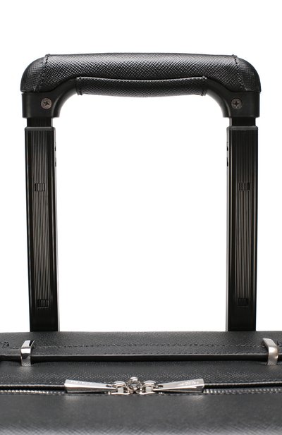 Кожаный дорожный чемодан с внешними карманами на молнии SERAPIAN, арт. SEV0EULL6369M34B, фото 5