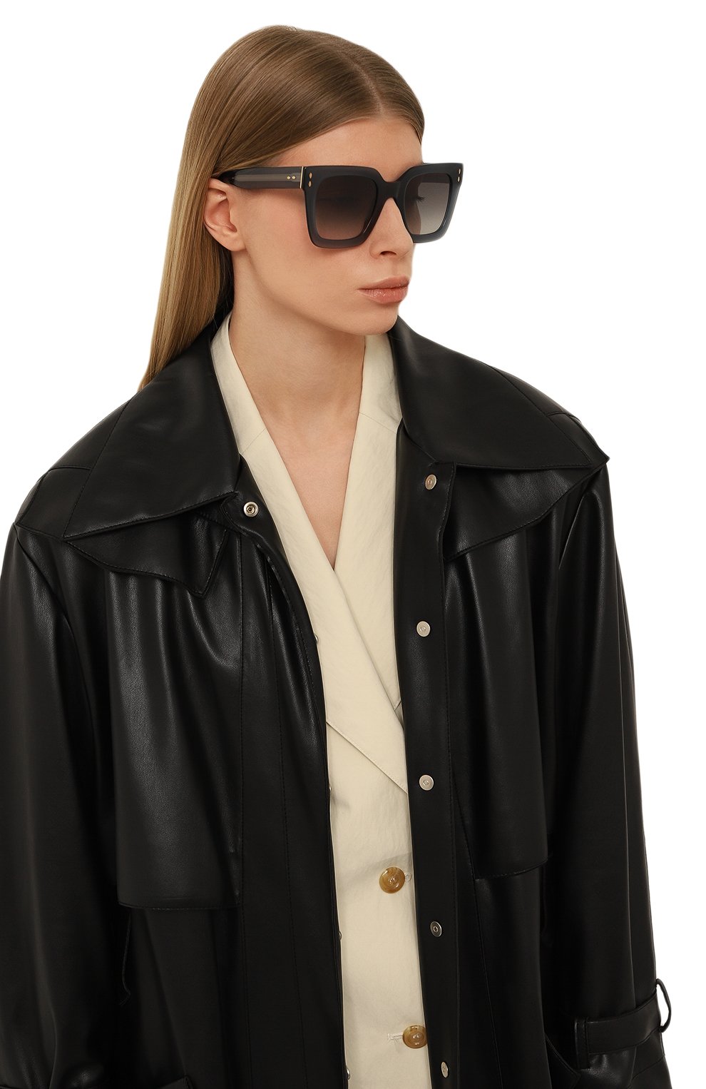 Солнцезащитные очки ISABEL MARANT темно-синего цвета по цене 23850 руб., арт. IM0104 PJP, фото 2 Солнцезащитные очки ISABEL MARANT, арт. IM0104 PJP, фото 2