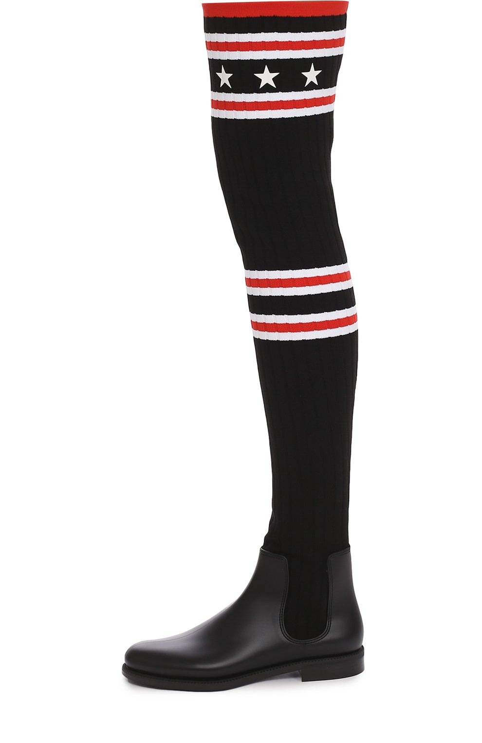 Резиновые сапоги с вязаной отделкой GIVENCHY, арт. BE09221057, фото 3