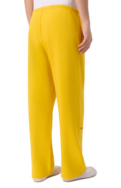 Хлопковые брюки ГОША РУБЧИНСКИЙ, арт. SWP_0301_YELLOW, фото 4