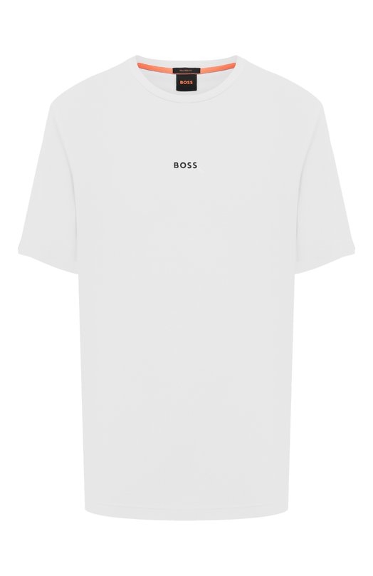 Хлопковая футболка BOSS Orange 50473278 Белый 50473278