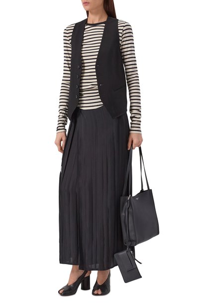 Хлопковый лонгслив ANN DEMEULEMEESTER, арт. B0012327/FA717, фото 2