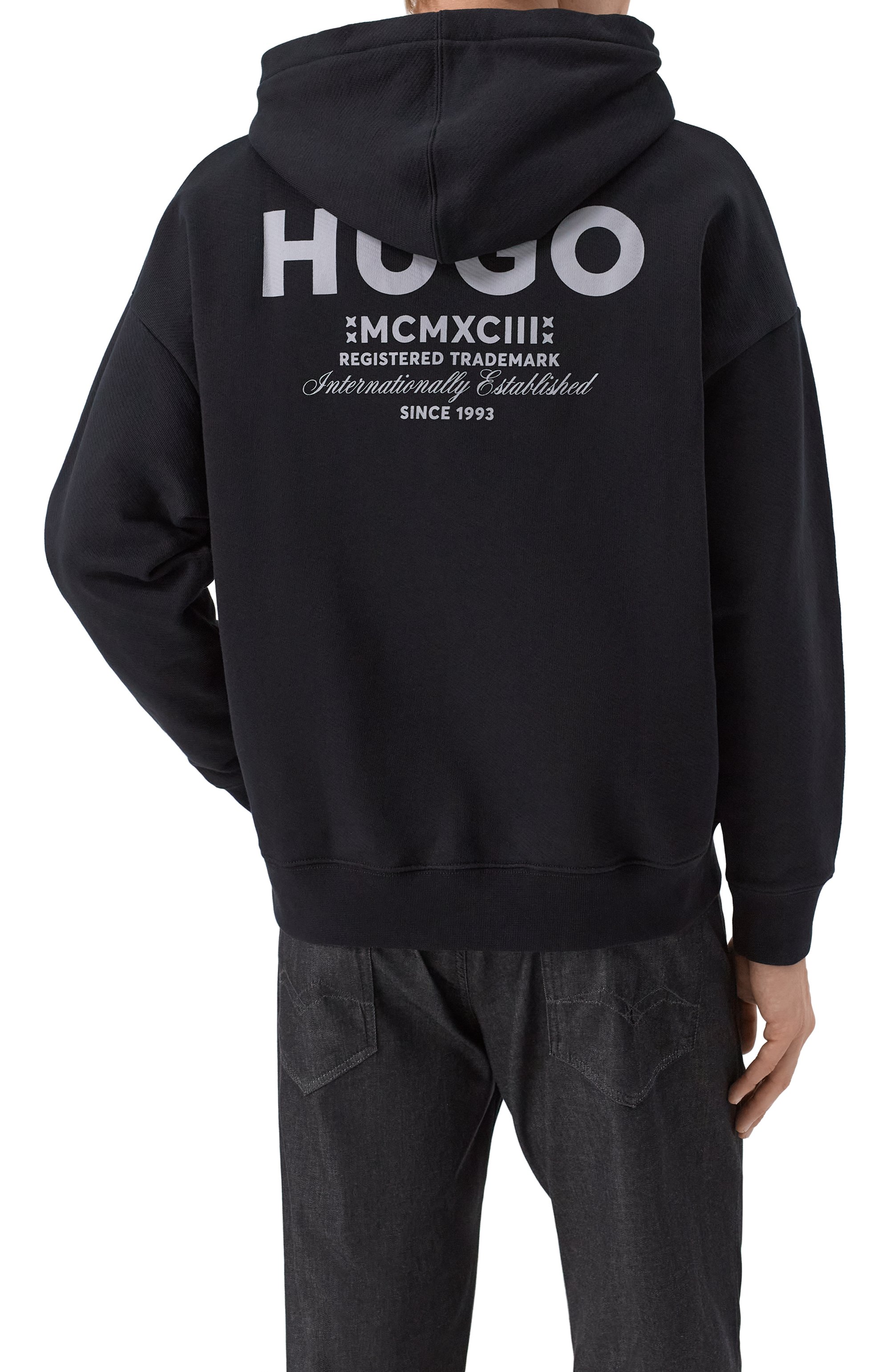 Хлопковое худи HUGO BLUE, арт. 50510724, фото 4