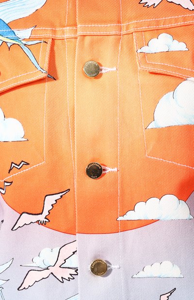 Джинсовая куртка CASABLANCA, арт. MS20-JK-003 CASABLANCA SPEED B0AT CLUB JACKET, фото 5