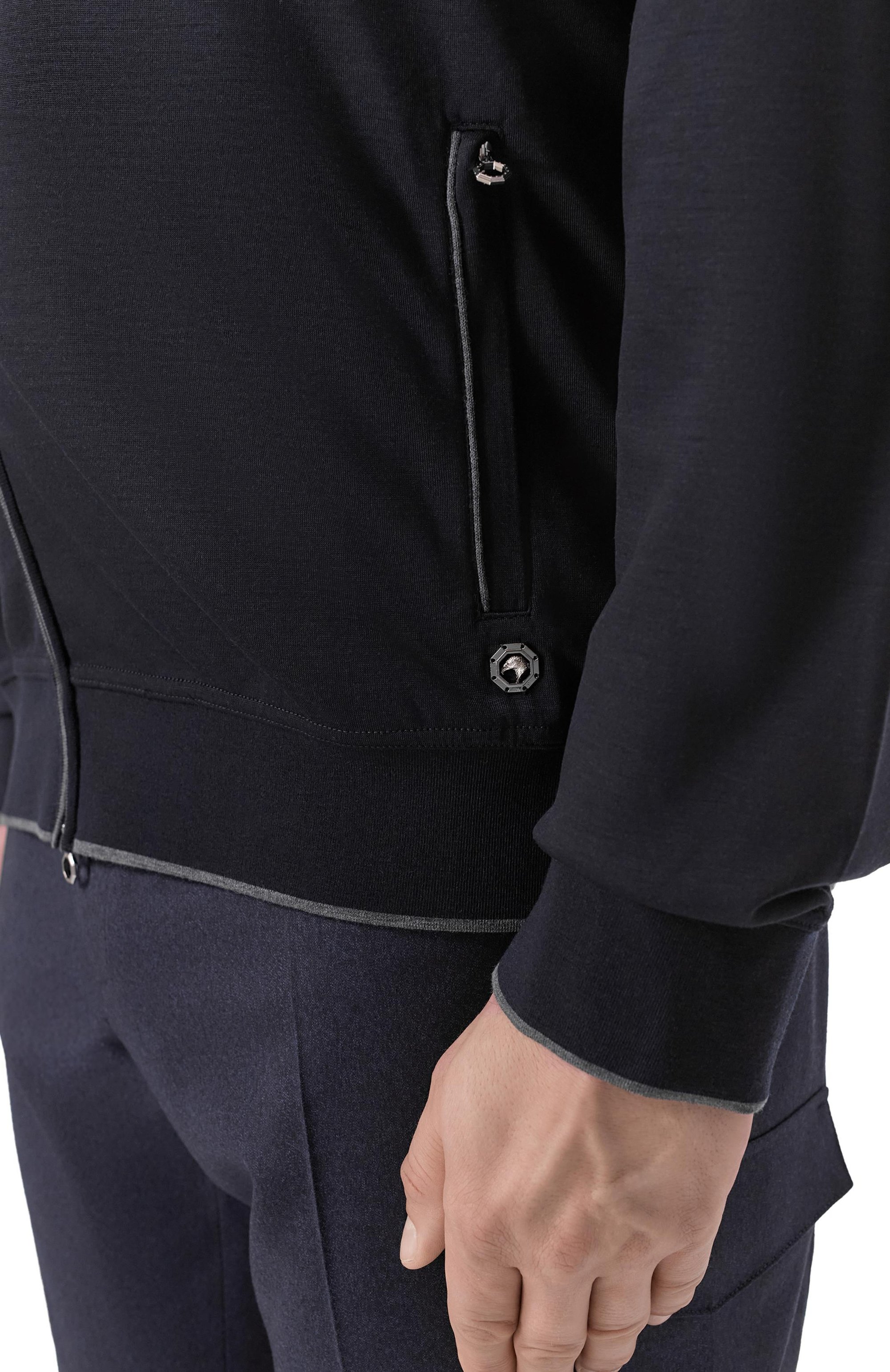 Шерстяной кардиган STEFANO RICCI темно-синего цвета по цене 279500 руб., арт. K909049R31/T25302/64, фото 5 Шерстяной кардиган STEFANO RICCI, арт. K909049R31/T25302/64, фото 5