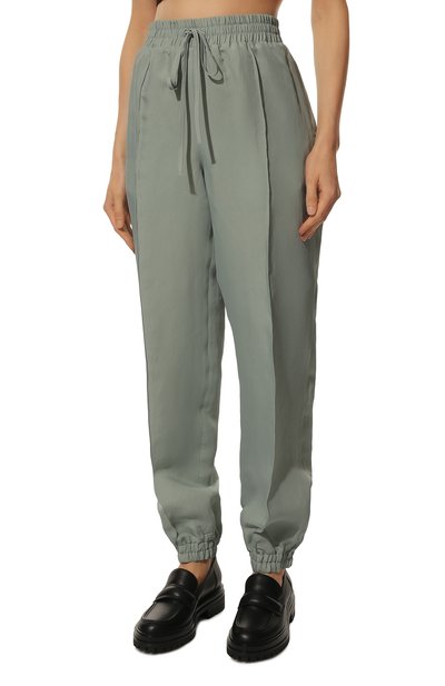 Джоггеры из вискозы и шелка JIL SANDER, арт. J01KA0021-J65003, фото 3