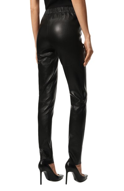 Кожаные легинсы MAX AND MOI черного цвета по цене 89950 руб., арт. PERLEGGING, фото 4 Кожаные легинсы MAX AND MOI, арт. PERLEGGING, фото 4