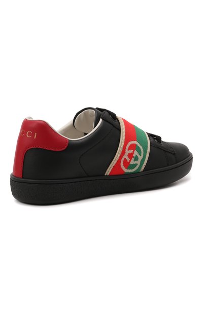 Кожаные кеды GUCCI, арт. 662212/D8050, фото 3