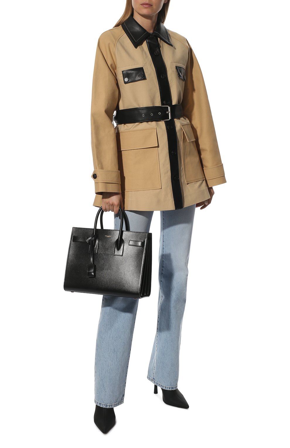 Сумка sac de jour small SAINT LAURENT, арт. 378299/02G9W, фото 3