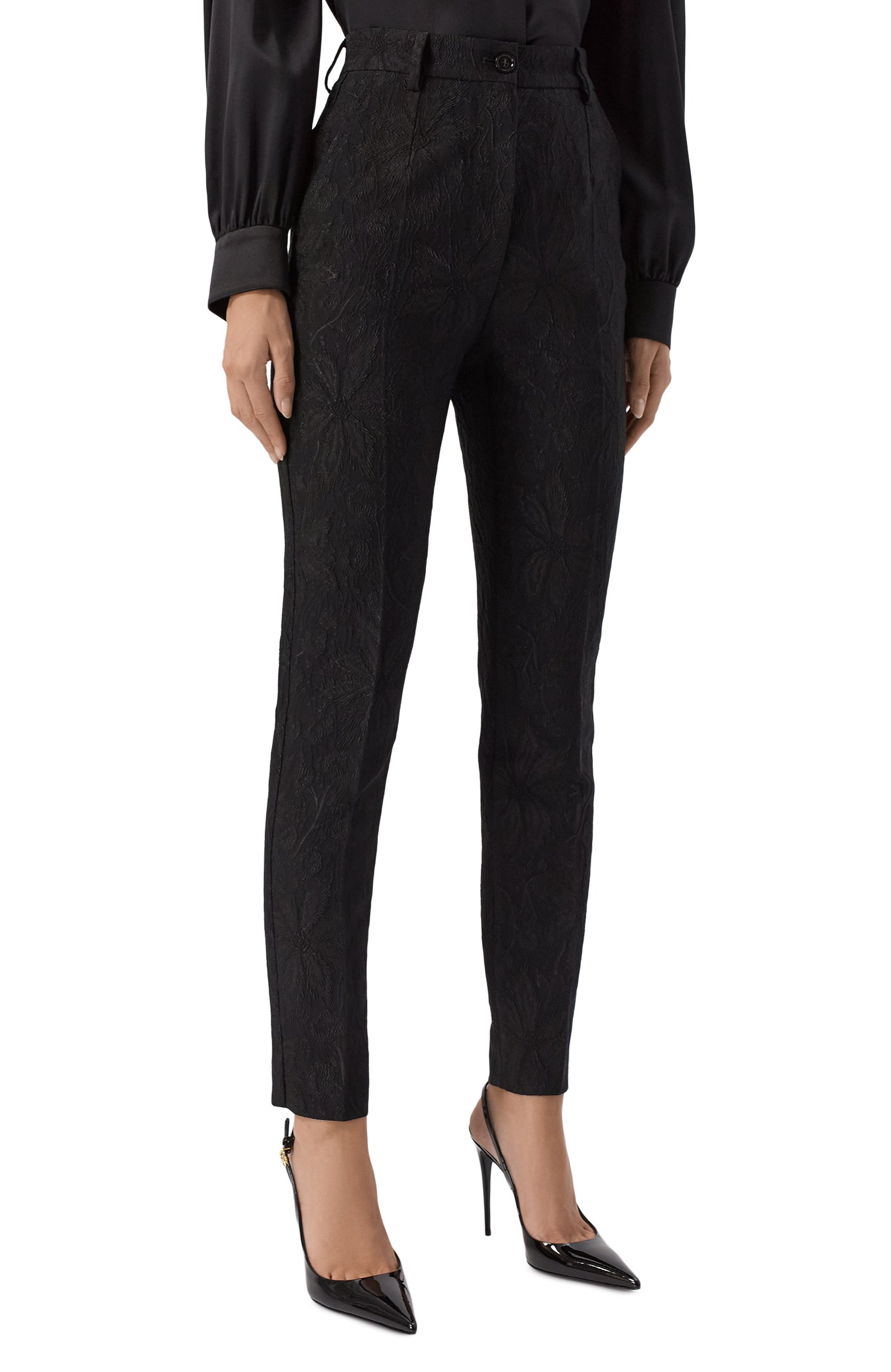 Брюки из вискозы и шерсти DOLCE & GABBANA, арт. FTC89T/FJCAN, фото 3