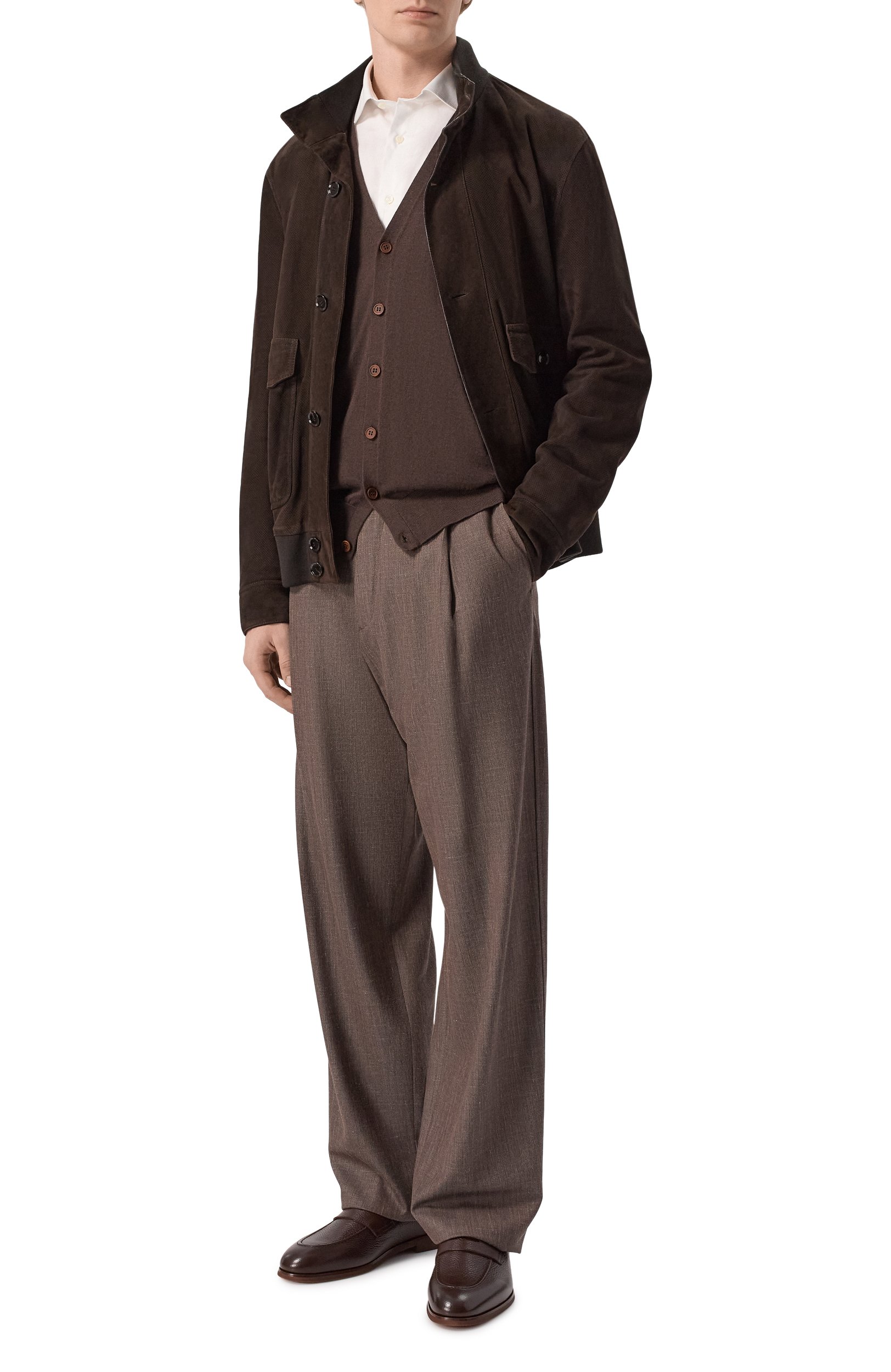 Жилет из кашемира и шелка CORNELIANI, арт. 28M536/2A25129, фото 2