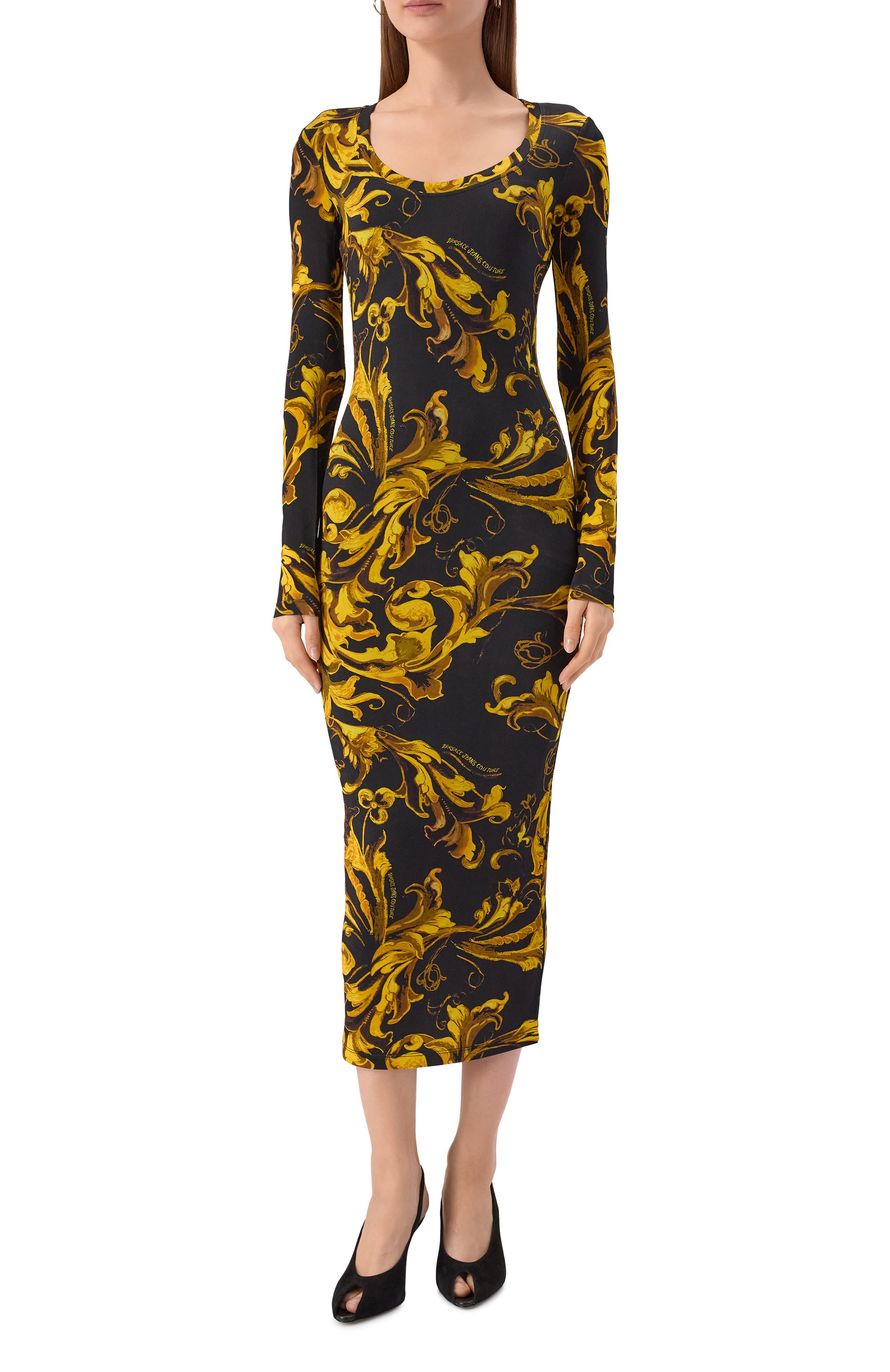 Платье из вискозы VERSACE JEANS COUTURE, арт. 79HA0920/JS500, фото 3