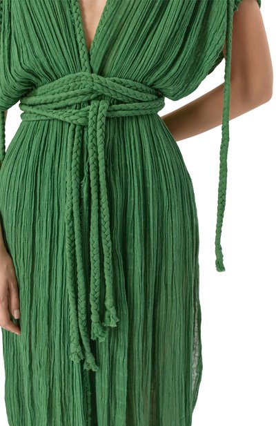 Хлопковое платье KASIA KULENTY, арт. AURA DUSTER G0WN, фото 5