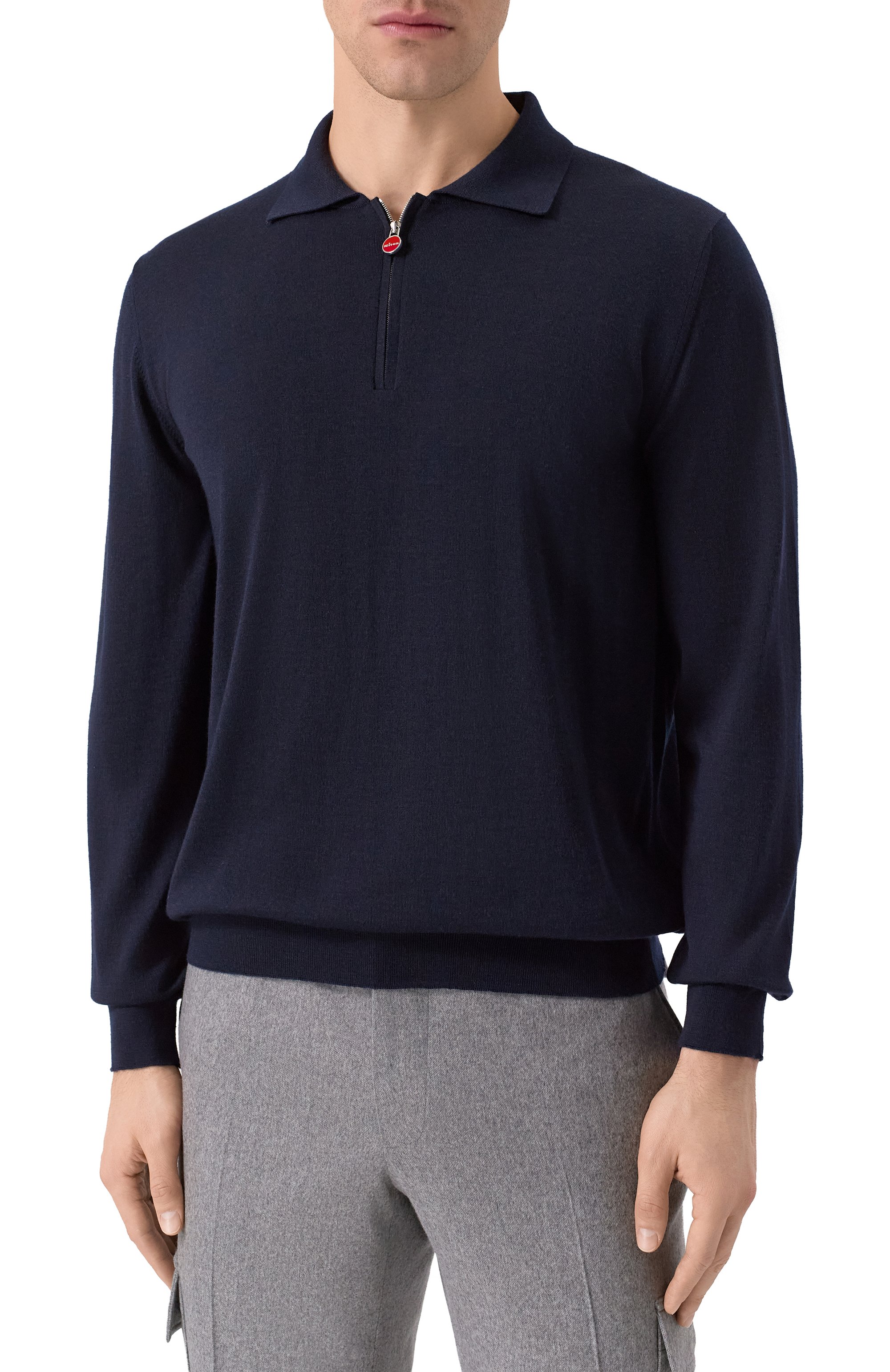 Поло из кашемира и шелка KITON, арт. UMKX05ZK4, фото 3