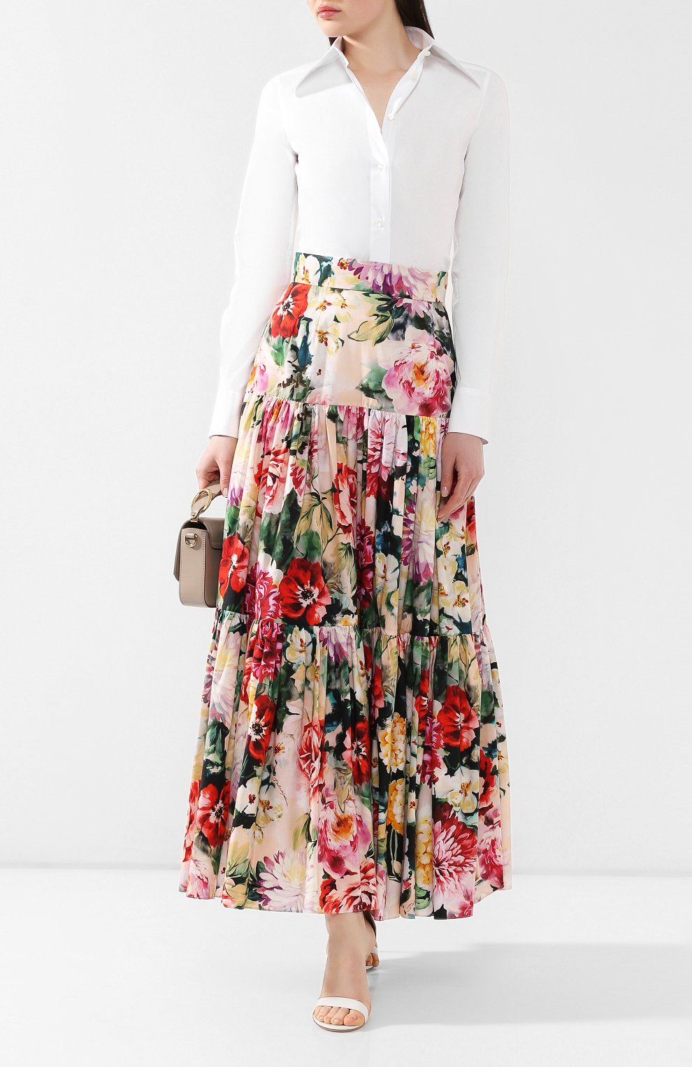 Хлопковая блузка DOLCE & GABBANA, арт. F5J50T/FUEAJ, фото 2