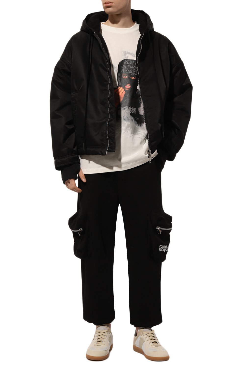 Хлопковые джоггеры COMME DES FUCKDOWN, арт. CFABM01314, фото 2