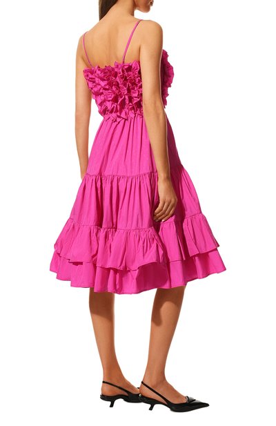 Платье MSGM фуксия цвета по цене 64350 руб., арт. 3241MDA142 227108, фото 4 Платье MSGM, арт. 3241MDA142 227108, фото 4