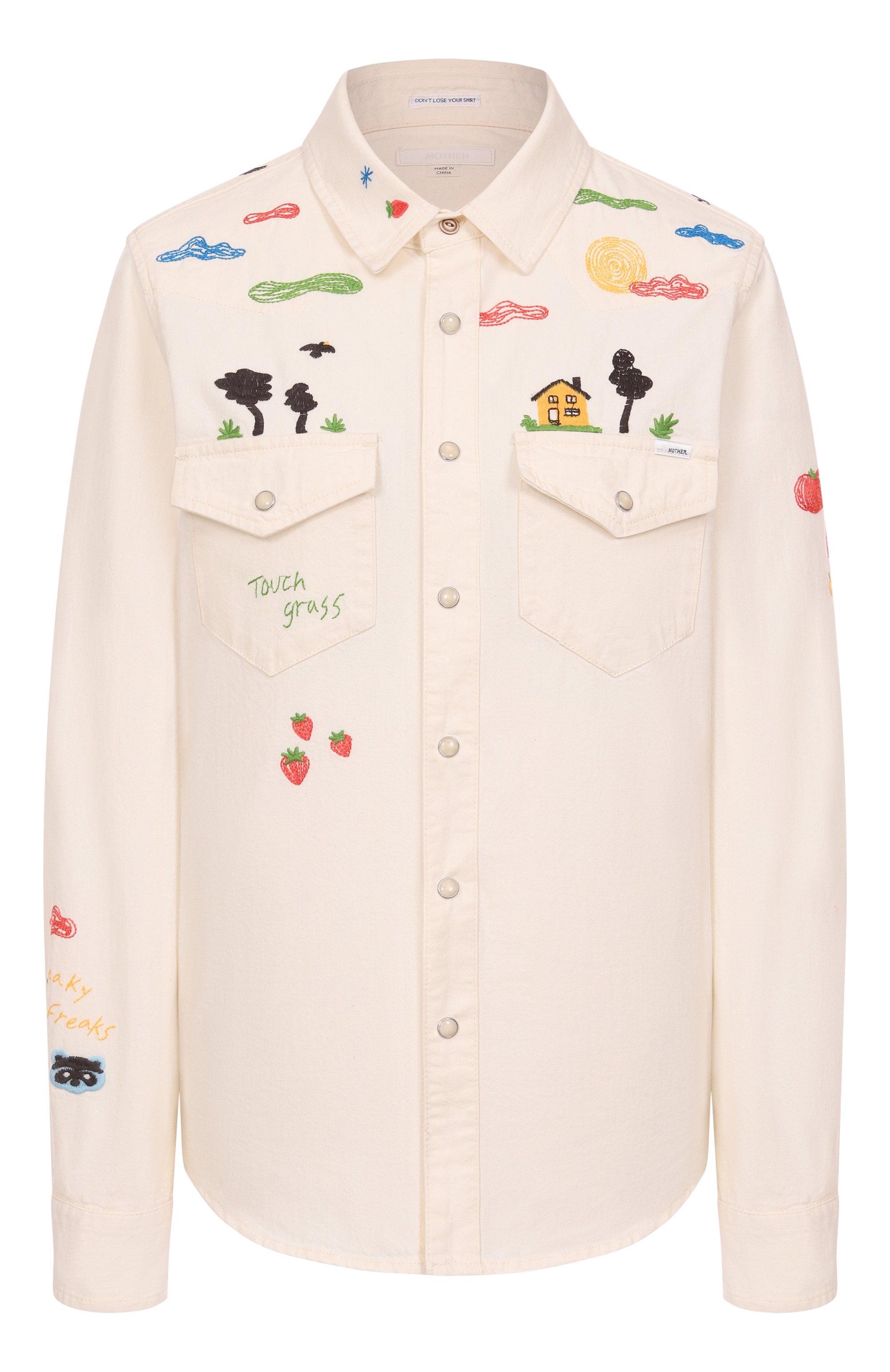 Джинсовая рубашка MOTHER, арт. 21126-1494, фото 1