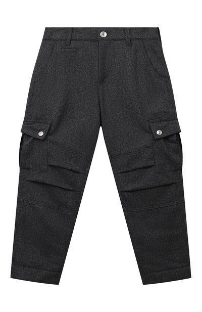 Утепленные брюки из шерсти BRUNELLO CUCINELLI, арт. BT38BH012B
